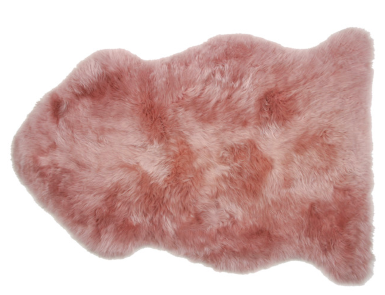 RUG SHEEPSKIN DARK ROSE #12-AUS