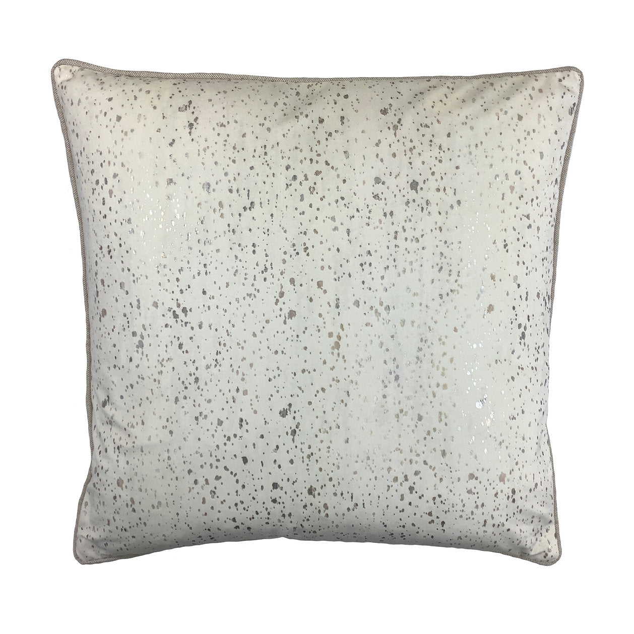 ANTHEM PILLOW SILVER SPOTTED  (Available in 2 sizes)