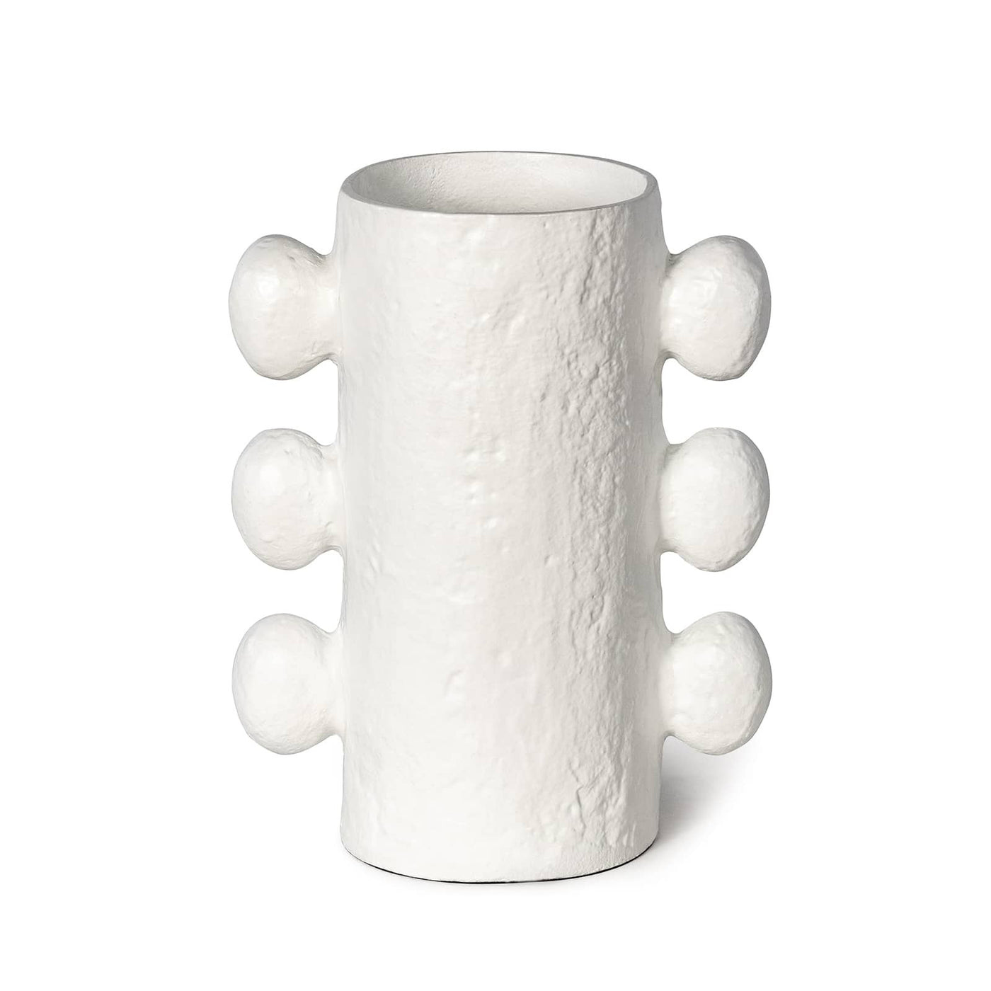VASE METAL MATTE WHITE (Available in 2 Sizes)
