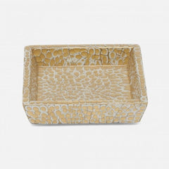BATH COLLECTION GOLD/WHITE LACQUERED EGGSHELL