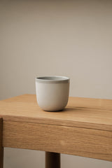 CUP COFFEE HANDMADE PORCELAIN - GRAY SKY