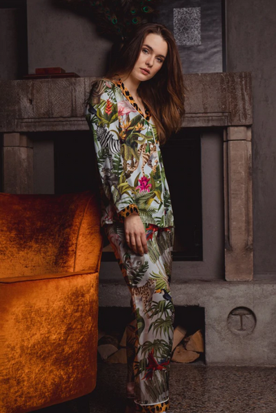 PAJAMA SET RAINFOREST LONG TWO-PIECE SMALL