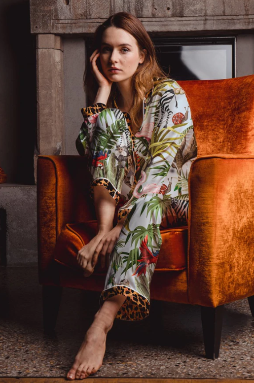 PAJAMA SET RAINFOREST LONG TWO-PIECE SMALL