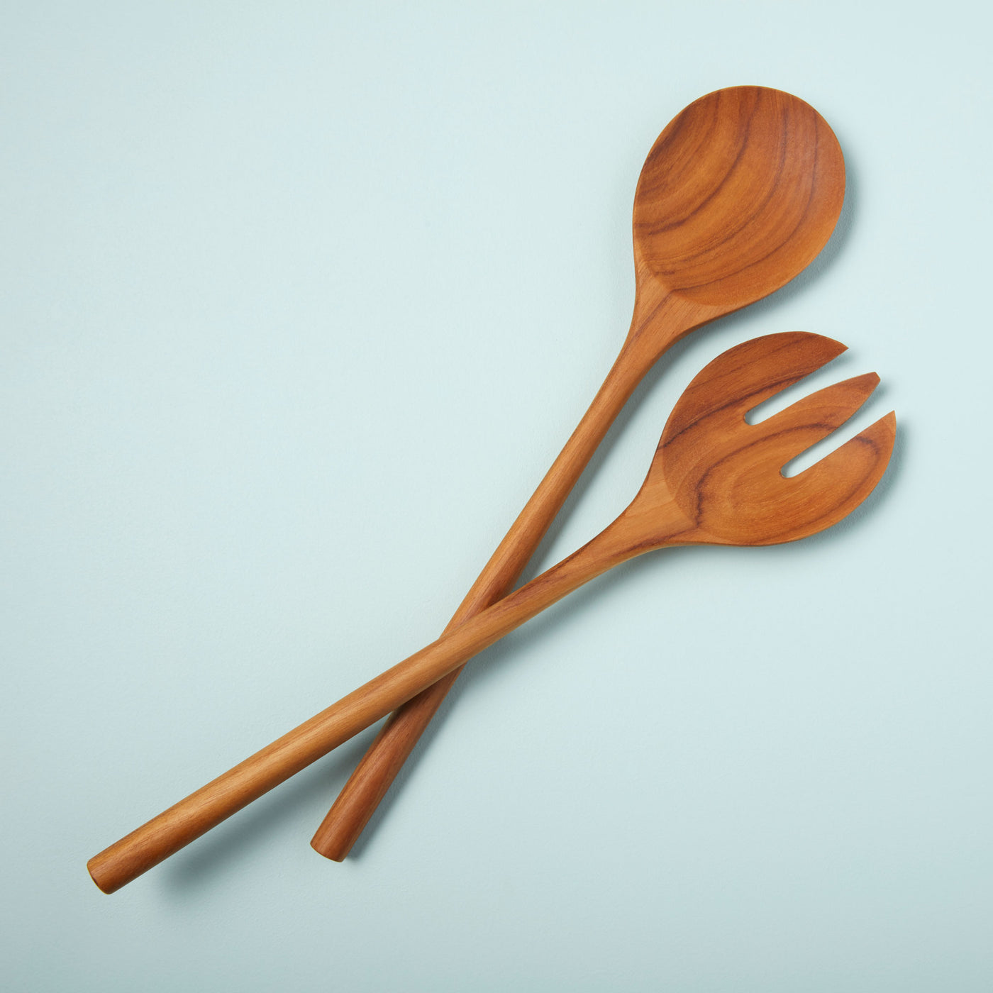 SERVING SET TEAK LARGE