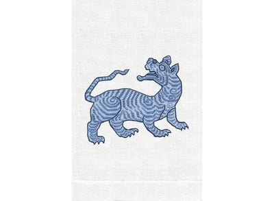 GUEST TOWEL TIBETAN TIGER (Available in Different Materials/Colors)
