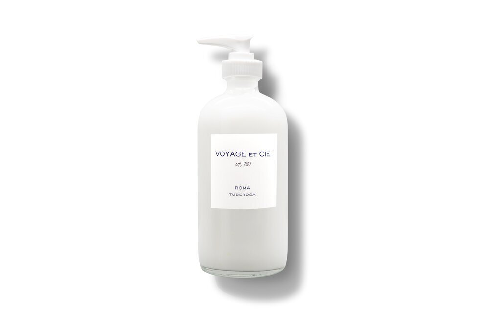 VOYAGE ET CIE LOTION CLEAR GLASS (Available in 4 Scents)
