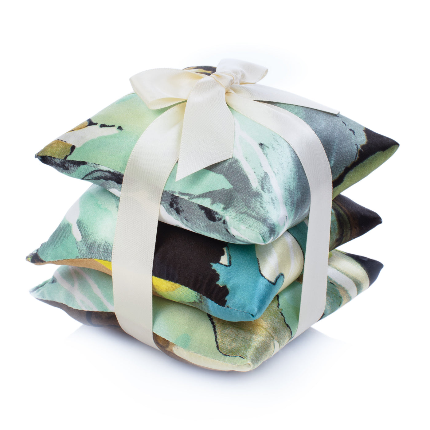 ELIZABETH W SILK SACHETS - SET OF 3 (Available in 8 Designs)