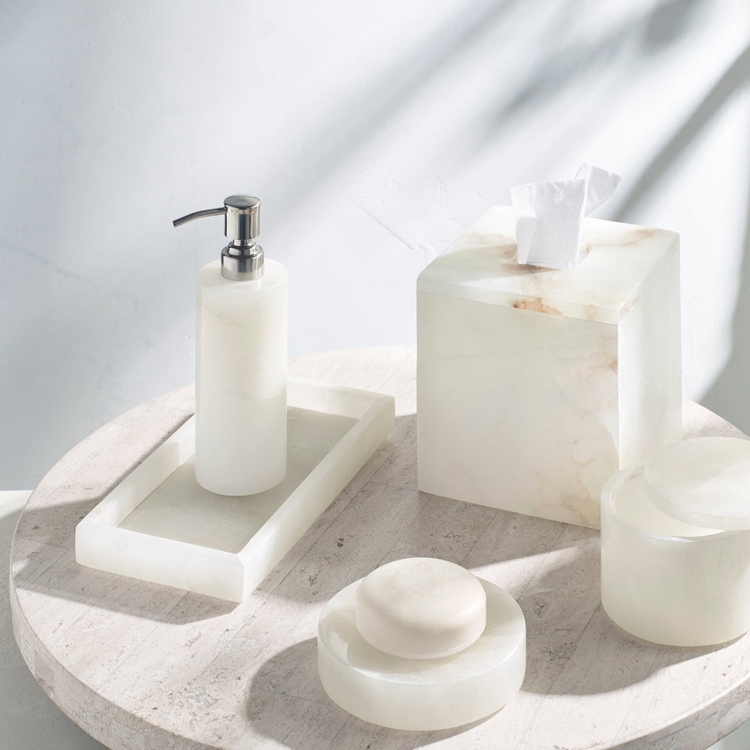 BATHROOM ACCESSORIES ALABASTER COLLECTION