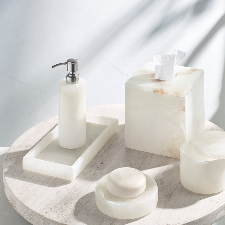 BATHROOM ACCESSORIES ALABASTER COLLECTION
