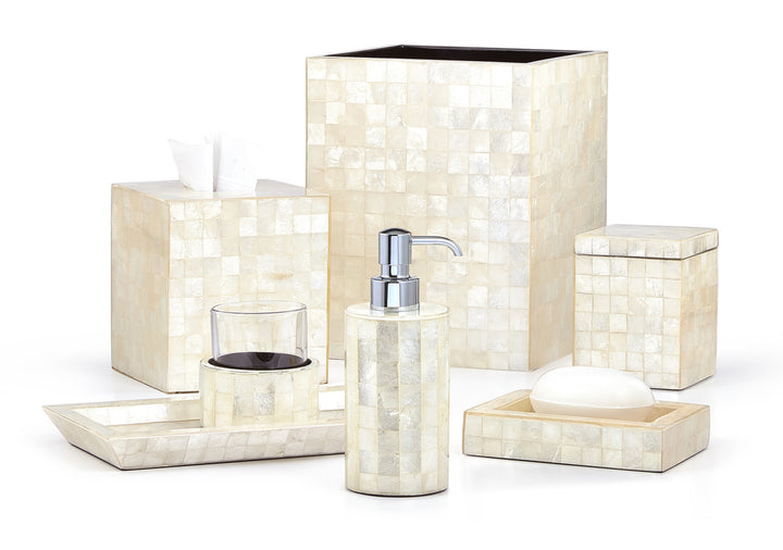 BATH ACCESSORIES CAPIZ IVORY