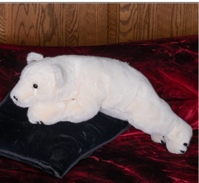 TOY BEAR  WHITE (Available in 2 Sizes)