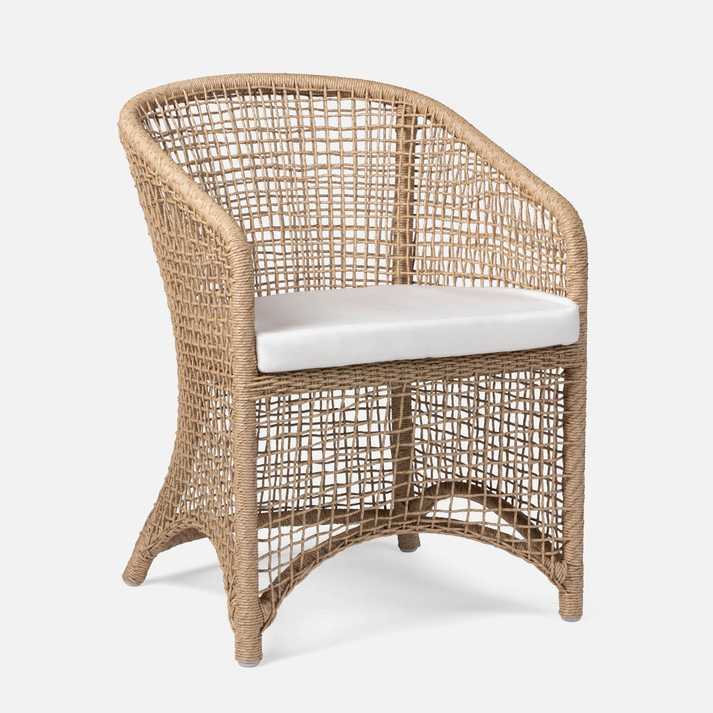 CHAIR DINING NATURAL TWISTED WICKER