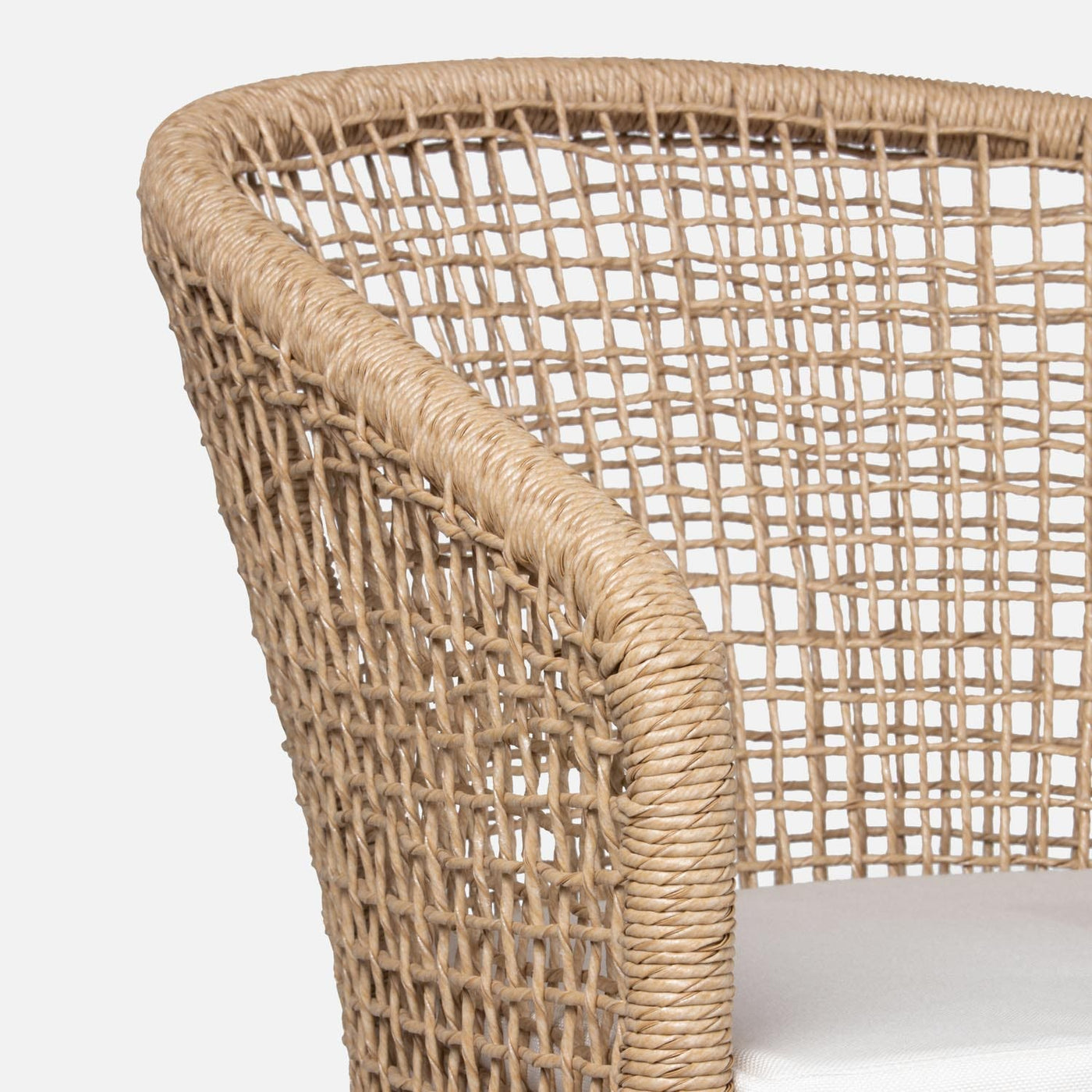 CHAIR DINING NATURAL TWISTED WICKER