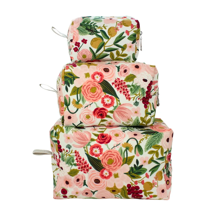 TOILETRY BAG MAUVE GARDEN PARTY