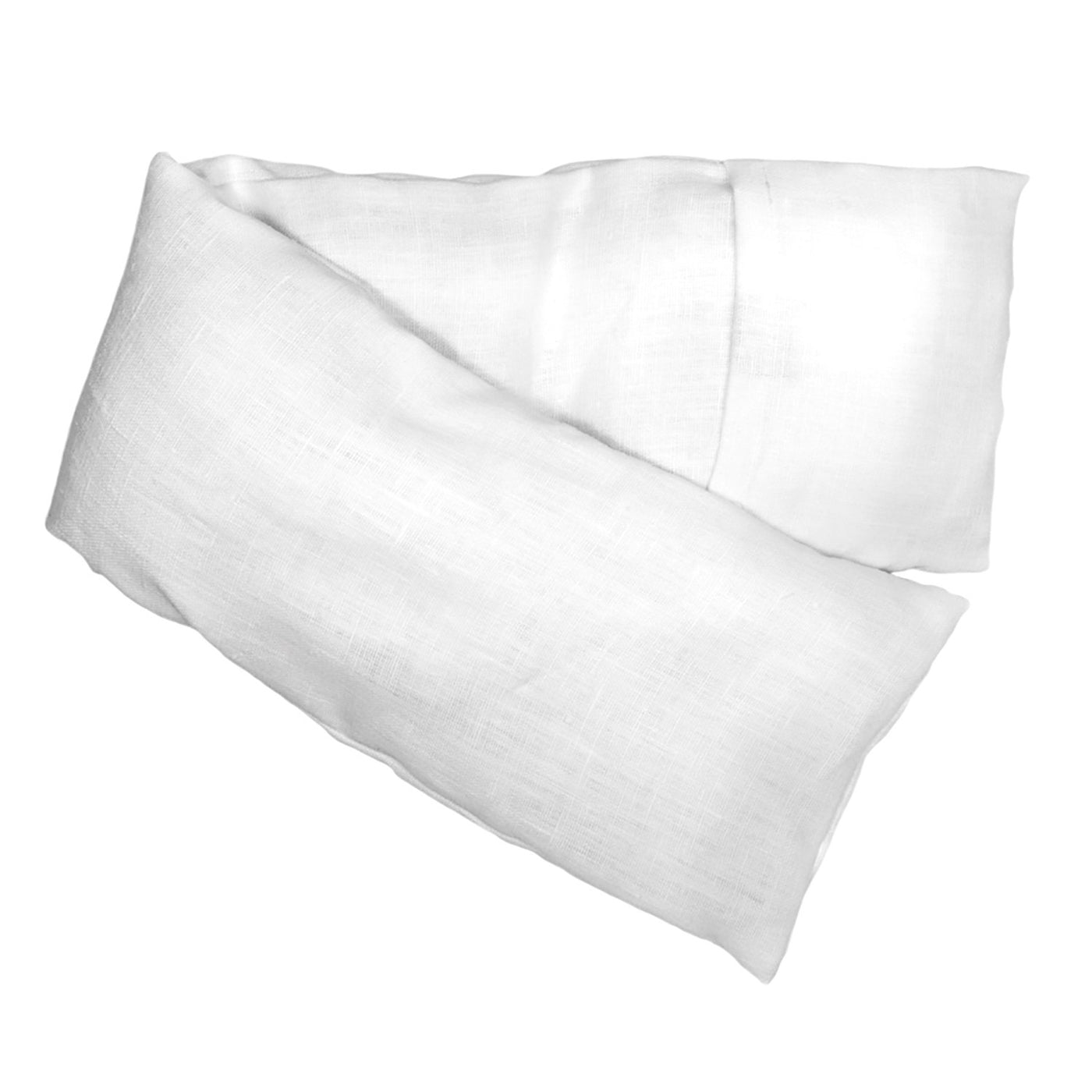 ELIZABETH W HOT/COLD WASHED IVORY LINEN COVERED FLAXSEED PACKS