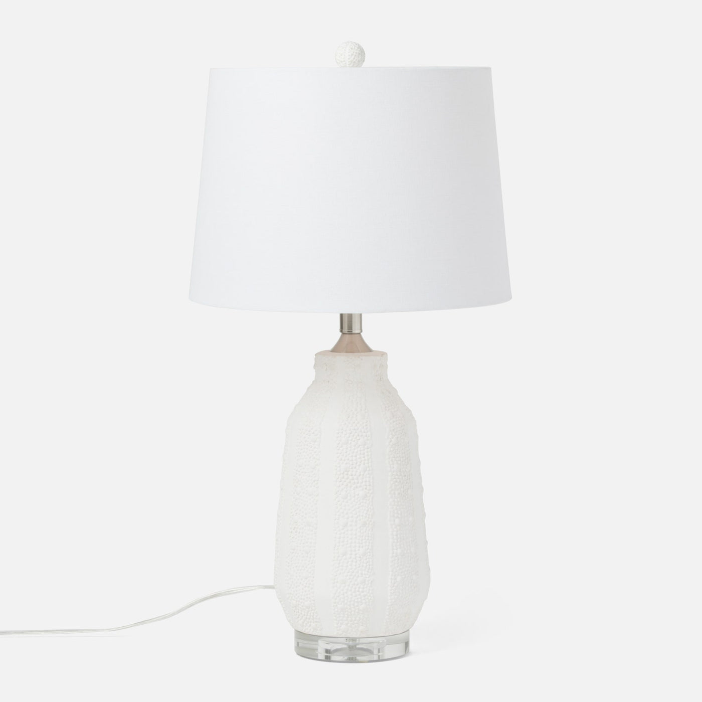 TABLE LAMP MATTE WHITE CERAMIC