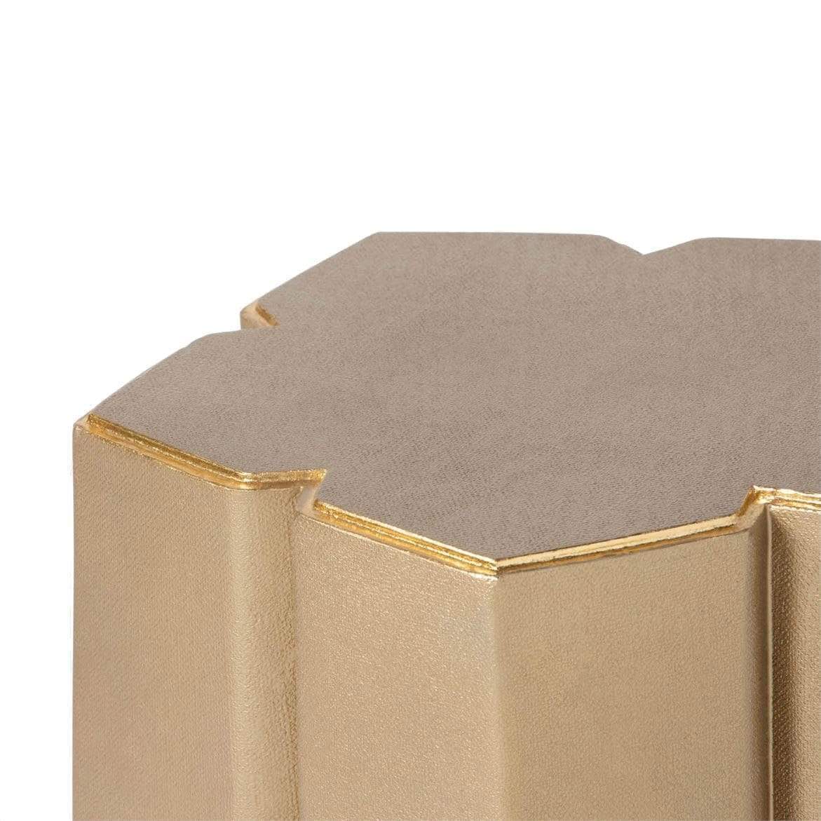 DRINK TABLE SOFT GOLD LINEN
