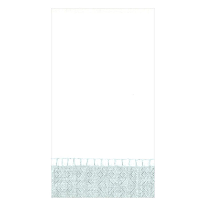 NAPKIN PAPER GUEST SILVER BORDER