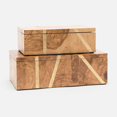 BOX OLIVE ASH VENEER (Available in 2 Sizes)