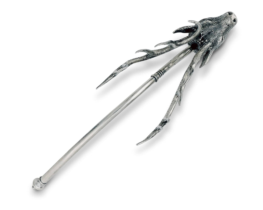 CANDLE SNUFFER PEWTER ELK