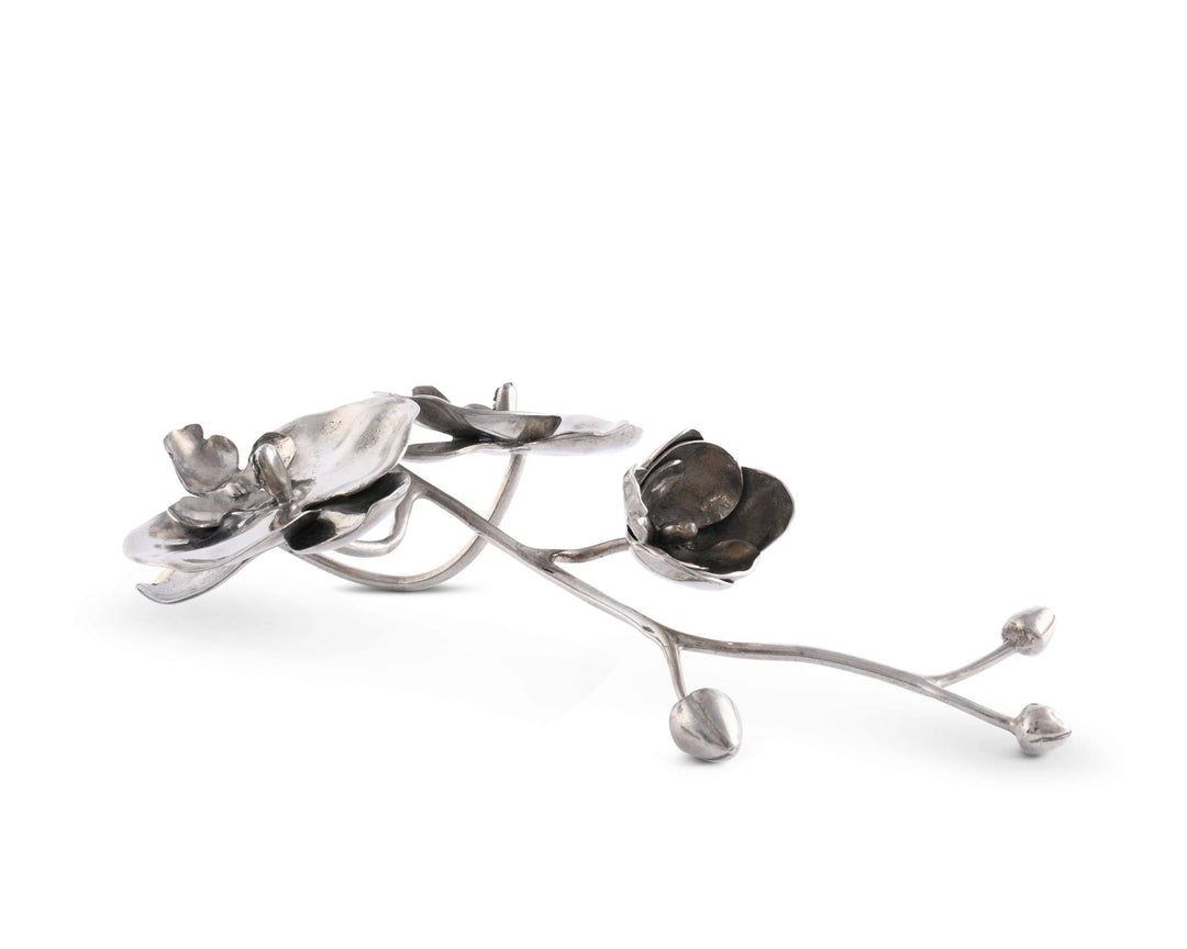 NAPKIN RING ORCHID PEWTER