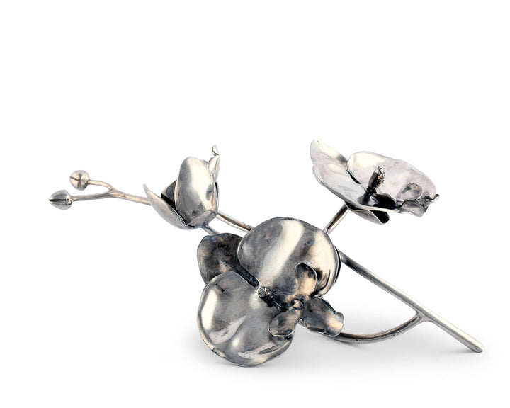 NAPKIN RING ORCHID PEWTER