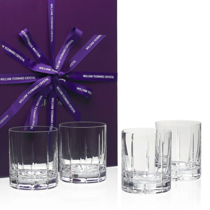 WHISKY TUMBLERS STRAIGHT VESPER BOX/4 #53800